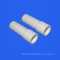 Yttria Stabilized Zirconia YSZ Ceramic Threaded Thin Wall Tube / Sleeve Parts